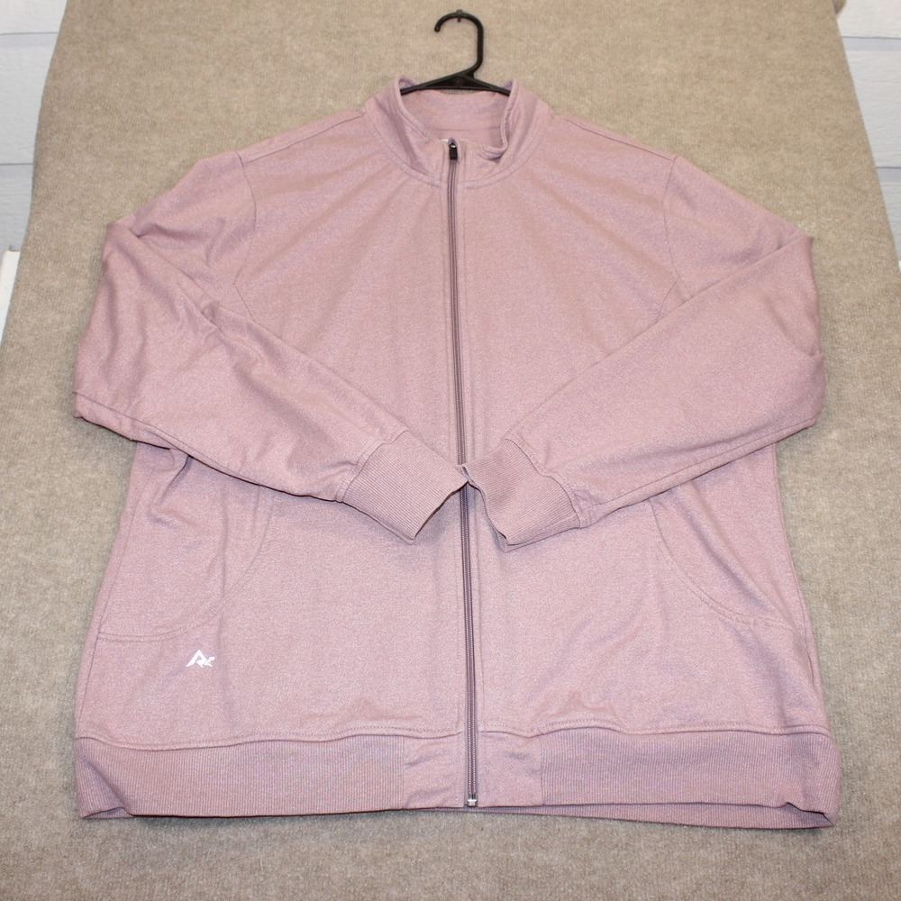 Ridgecut Toughwear Womens 2X Mauve Heather Full Zip Track Jacket RC11011